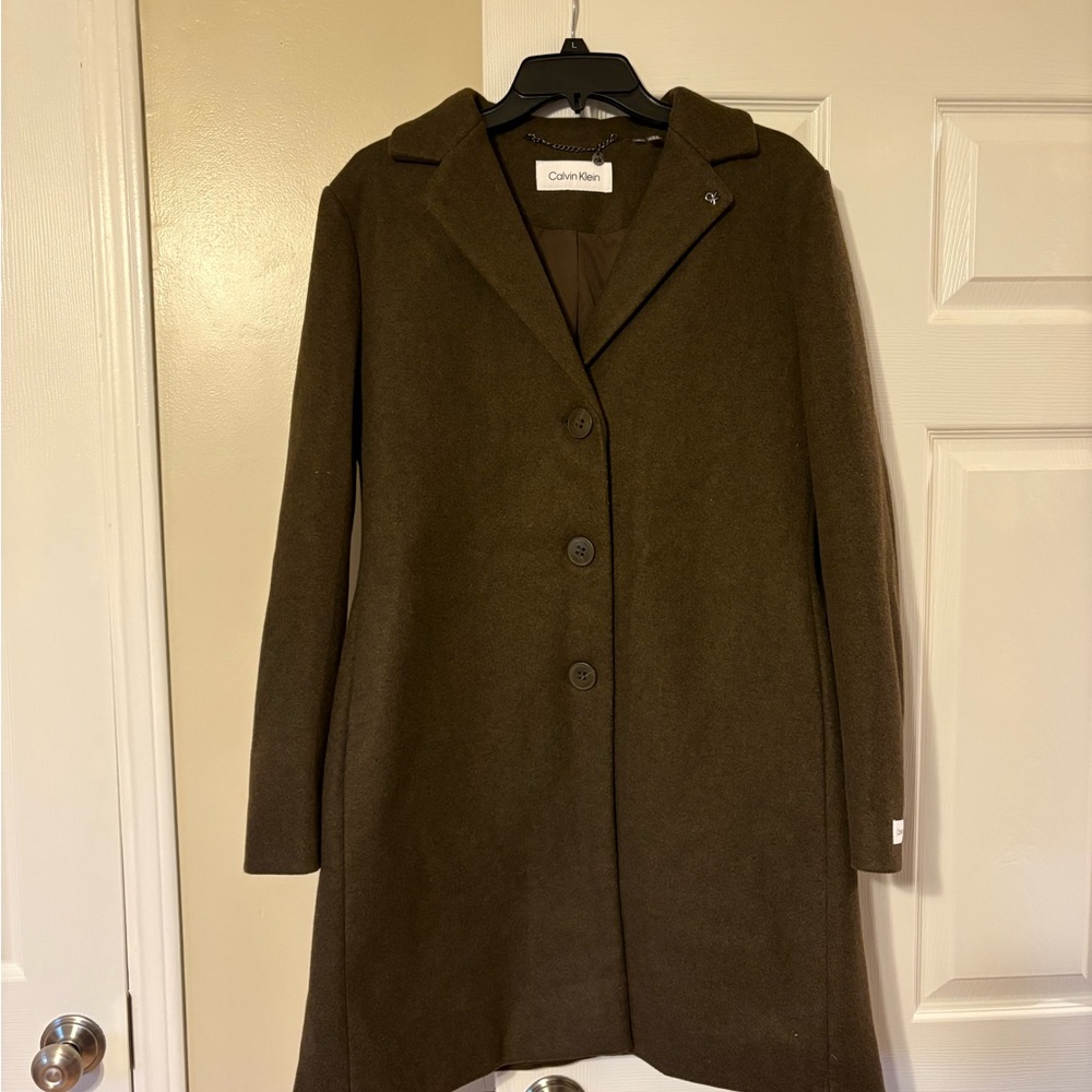 Calvin Klein Women's Brown Trench Coat